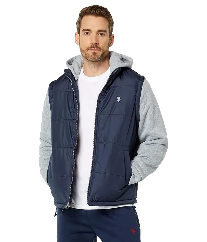 U.S. POLO ASSN. Vest with Zip Sleeve Men's