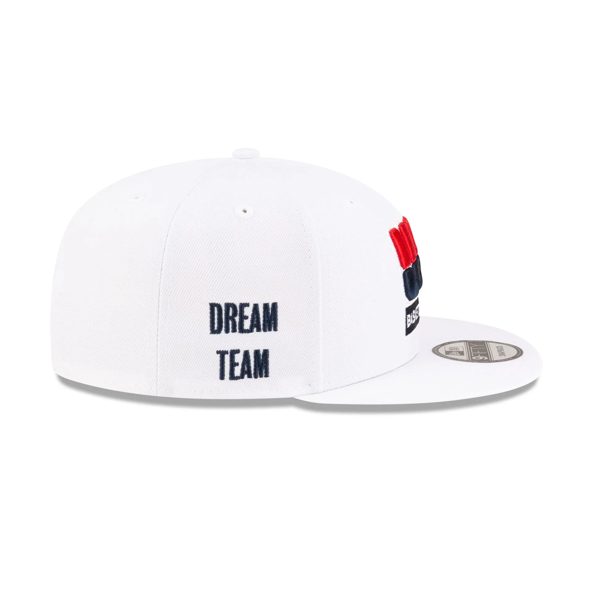 USA Basketball Wordmark Optic White 9FIFTY Snapback Hat