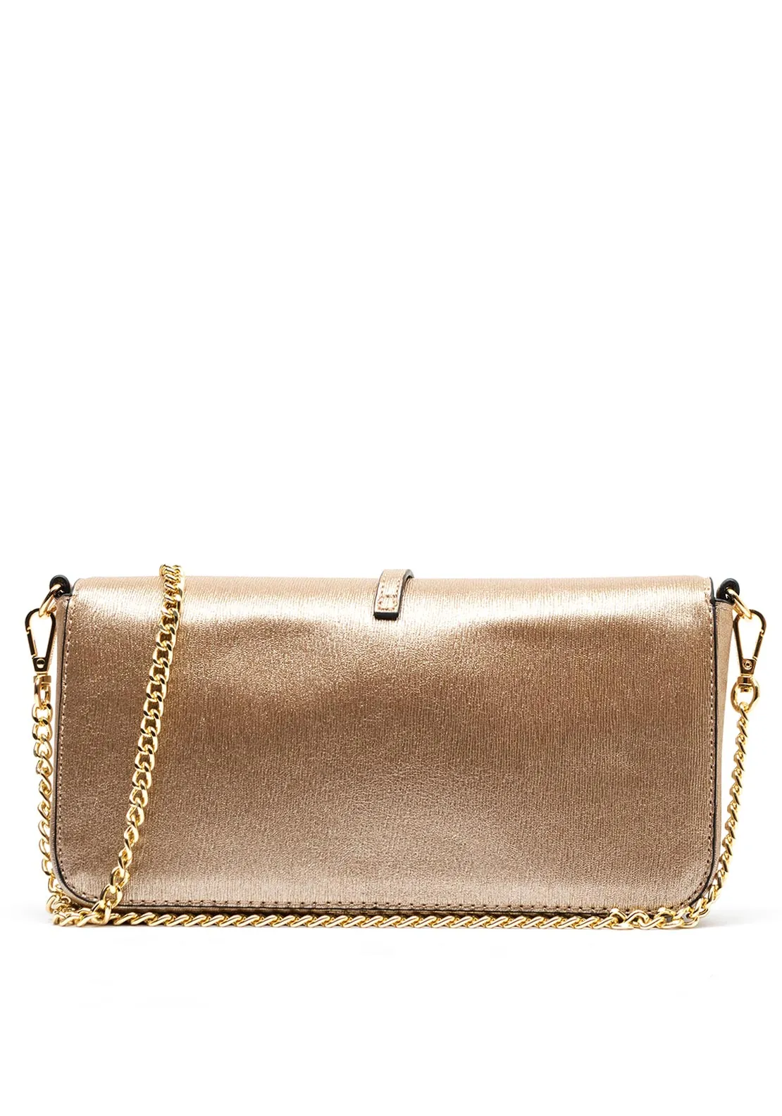 Valentino Materia Metallic Chain Strap Crossbody Bag, Gold