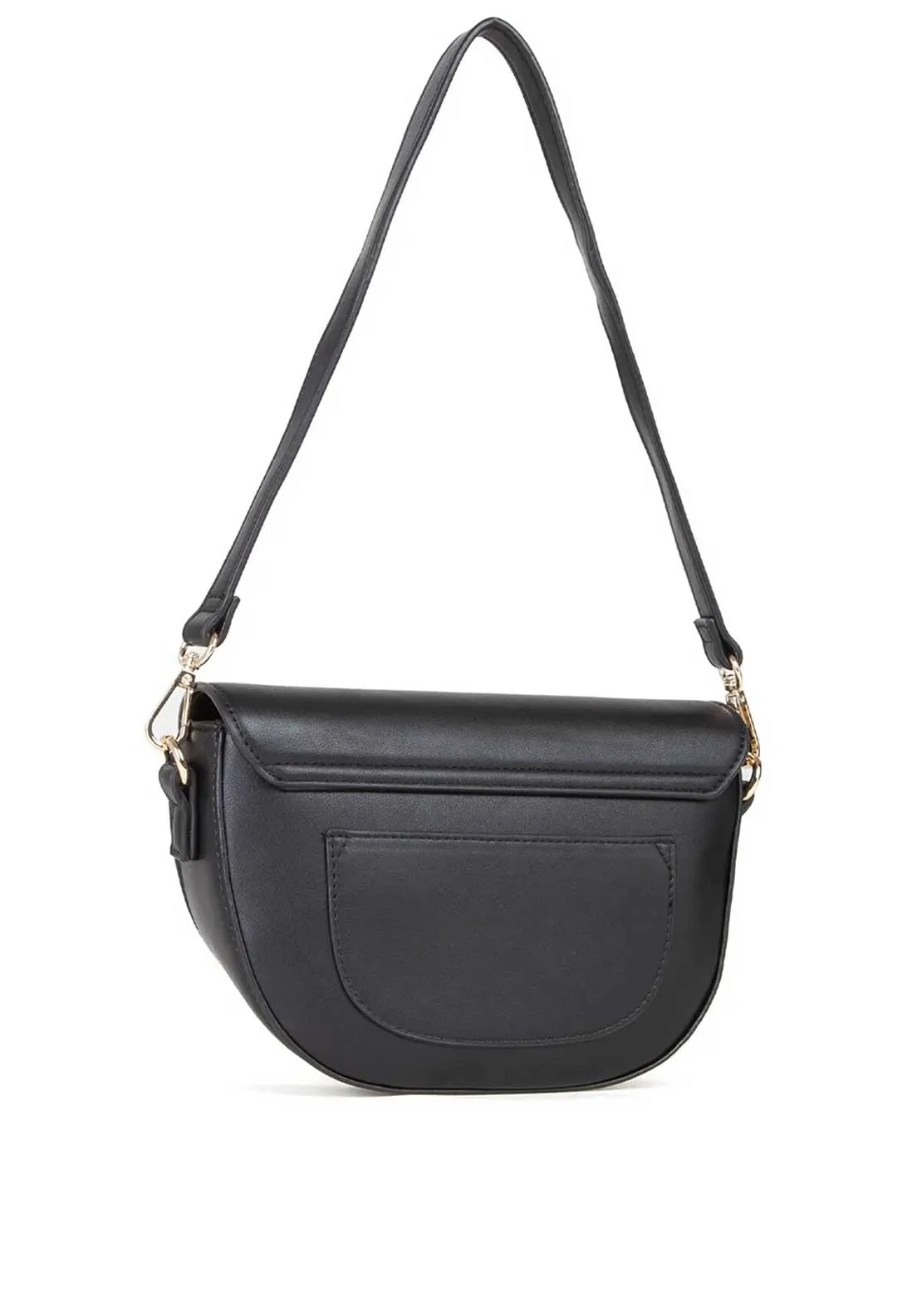 Valentino Piper Asymmetric Crossbody Bag, Black