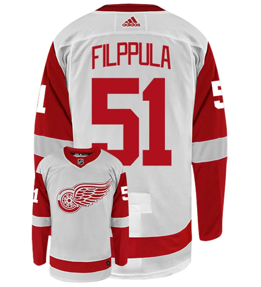 Valterri Filppula Detroit Red Wings Adidas Authentic Away NHL Hockey Jersey     