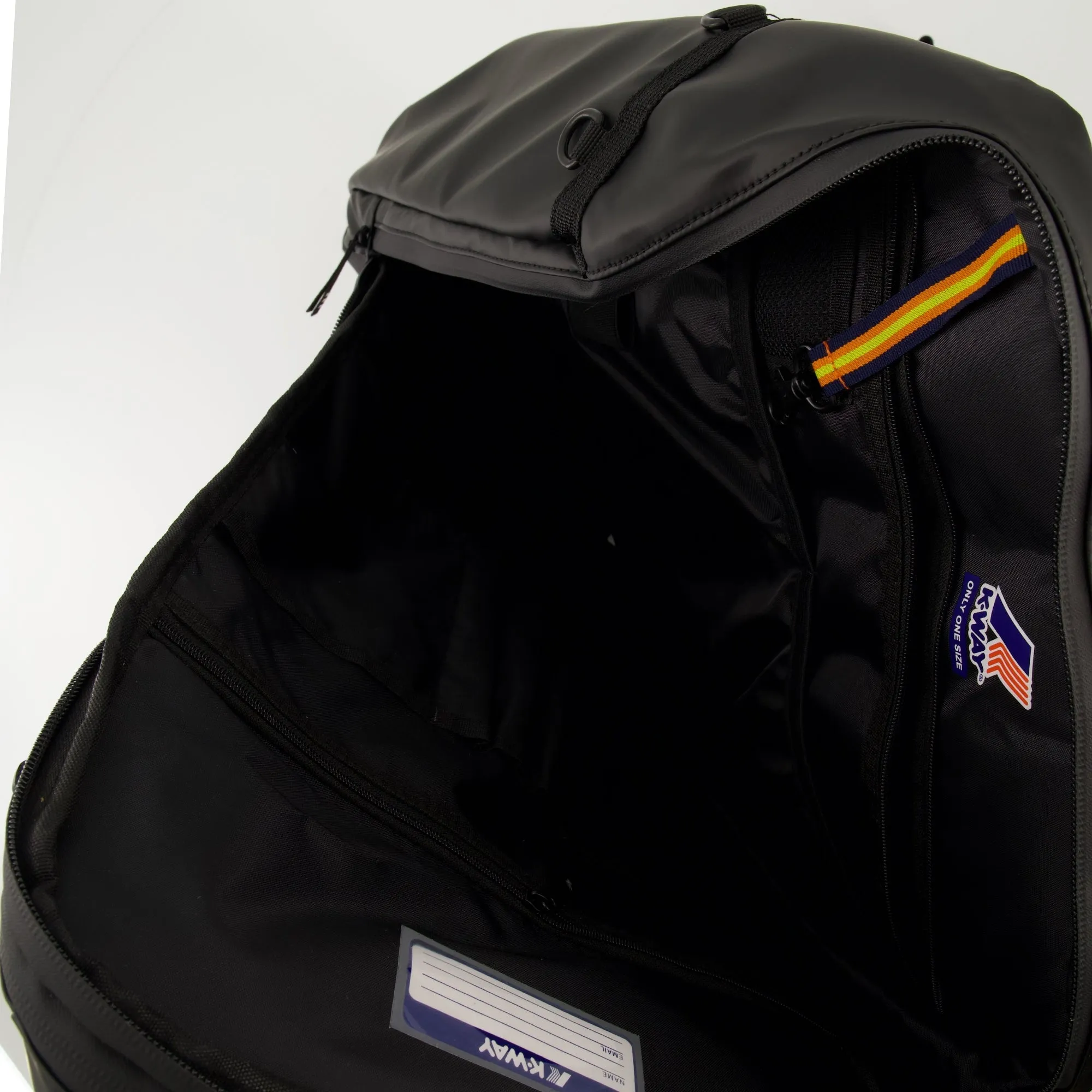 Versatile Black Nylon Backpack