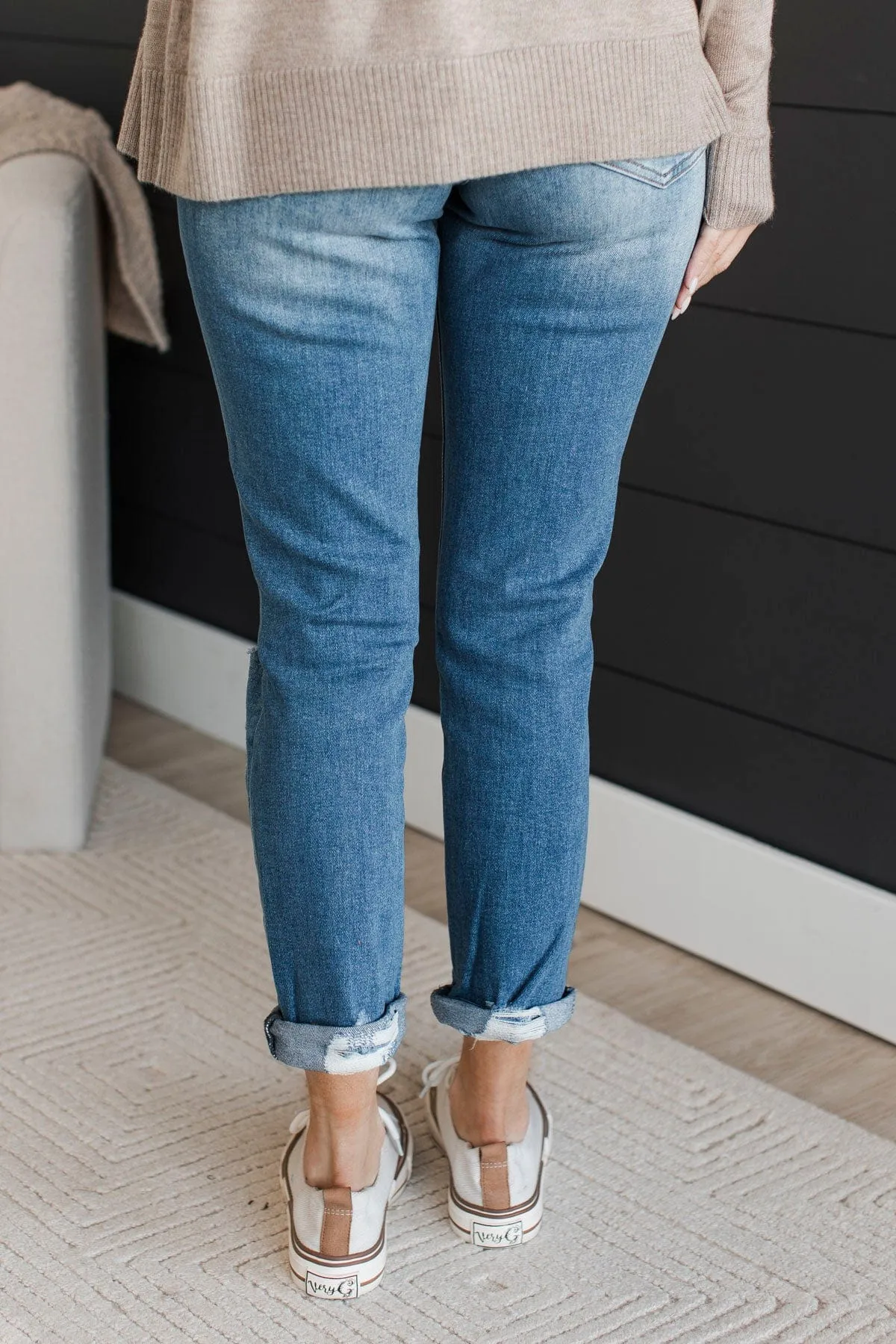 Vervet Boyfriend Jeans- Cordelia Wash