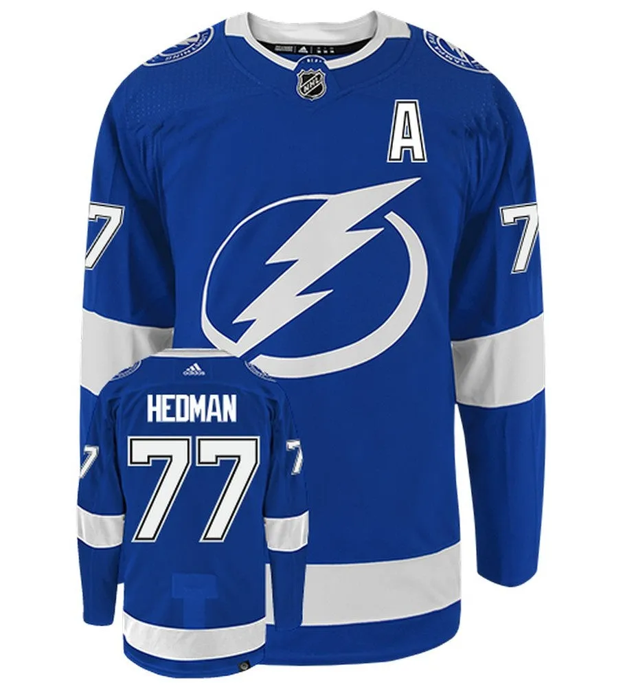 Victor Hedman Tampa Bay Lightning Adidas Primegreen Authentic NHL Hockey Jersey     