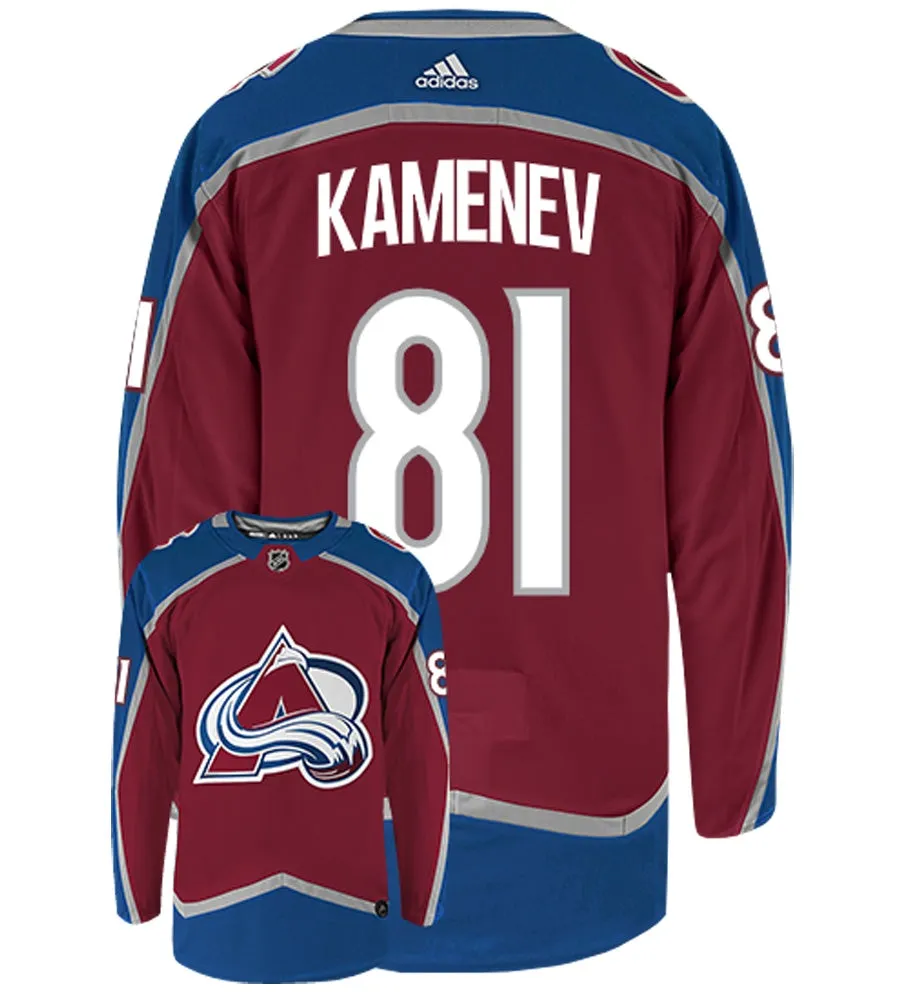 Vladislav Kamenev Colorado Avalanche Adidas Authentic Home NHL Hockey Jersey     