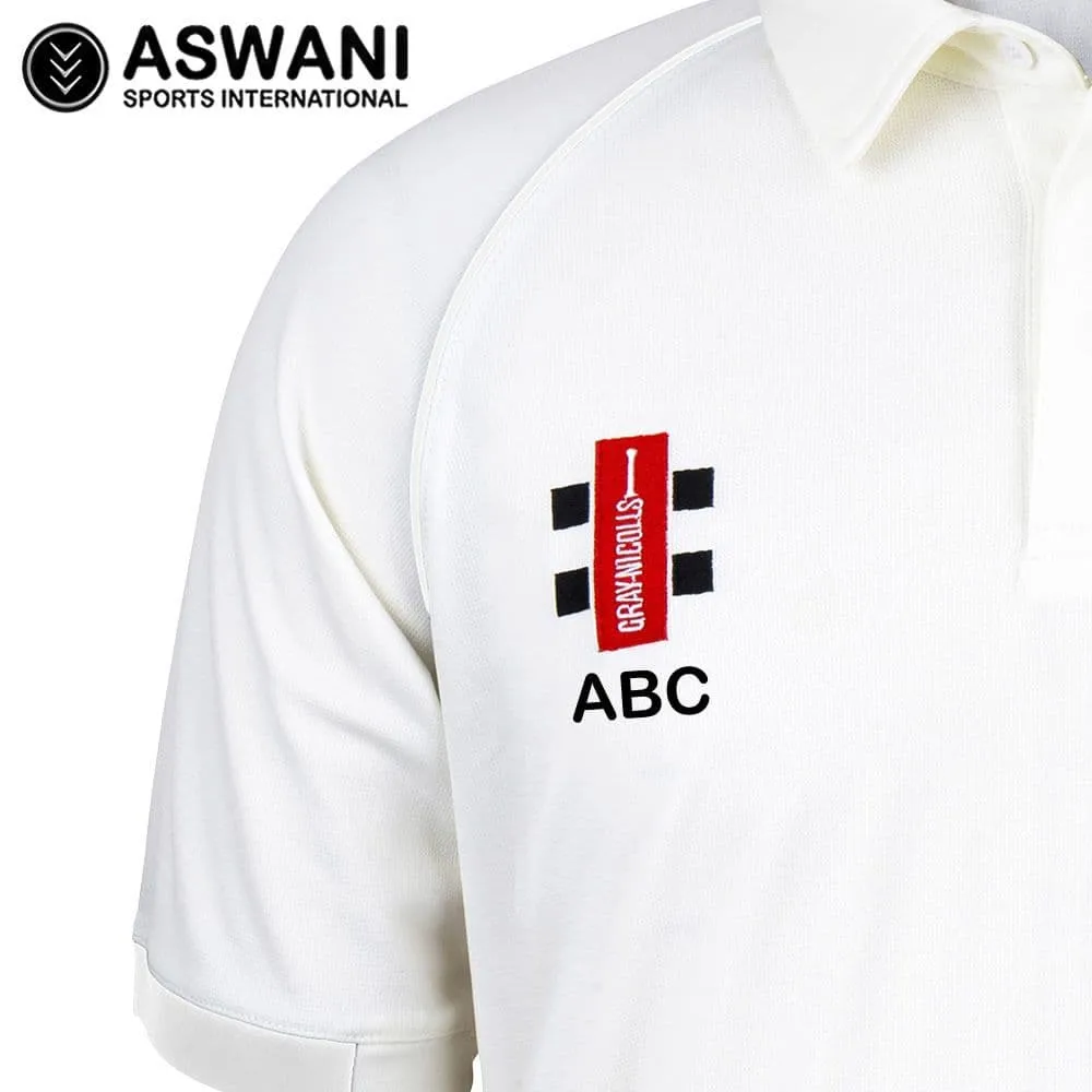 Wales Seniors Cricket ECB County Championship Playing Shirt, Short Sleeve