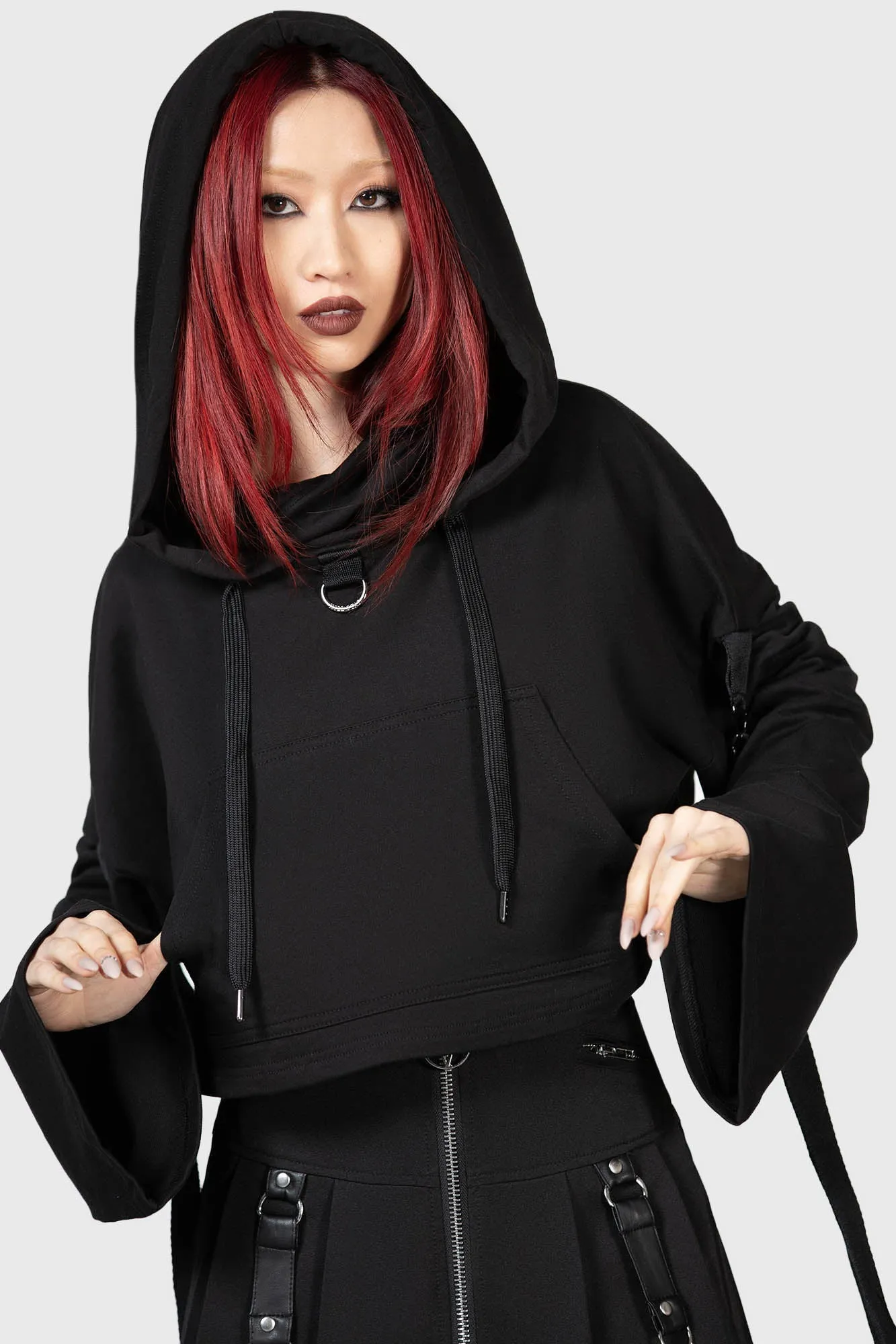 Warlock Crop Hoodie