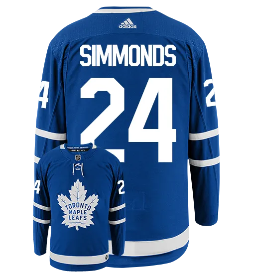 Wayne Simmonds Toronto Maple Leafs Adidas Authentic Home NHL Hockey Jersey     