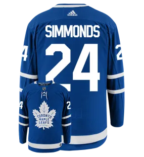 Wayne Simmonds Toronto Maple Leafs Adidas Authentic Home NHL Hockey Jersey     