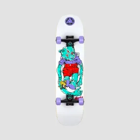 Welcome Teddy Skateboard on Scaled Down Wicked Princess White - 7.75"