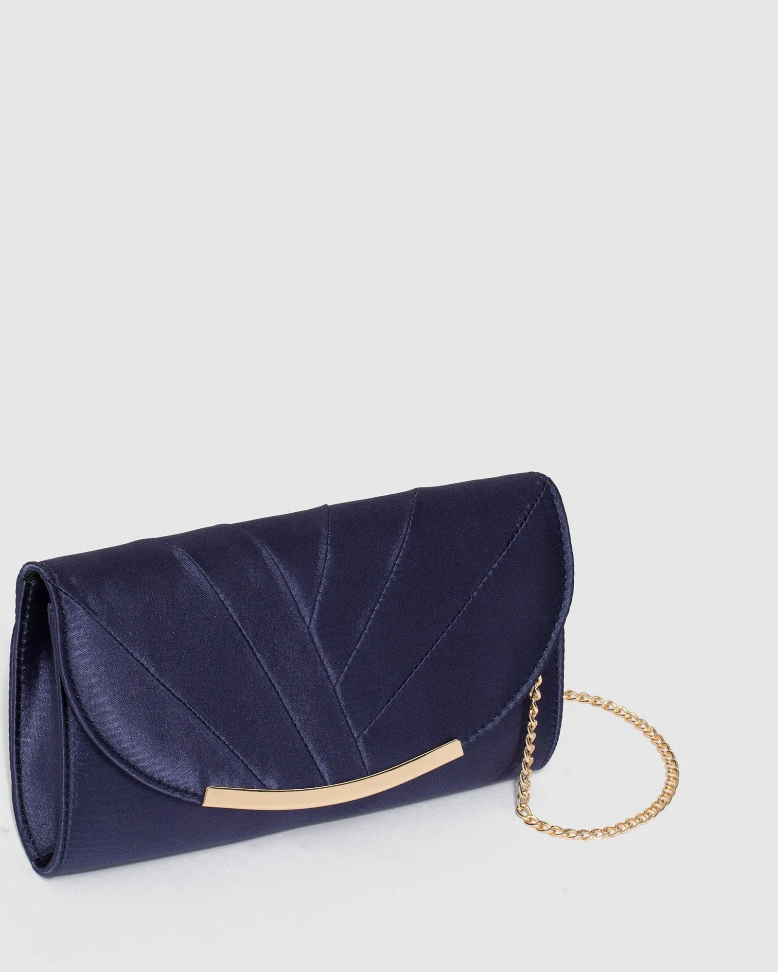 Wendy Blue Clutch Bag