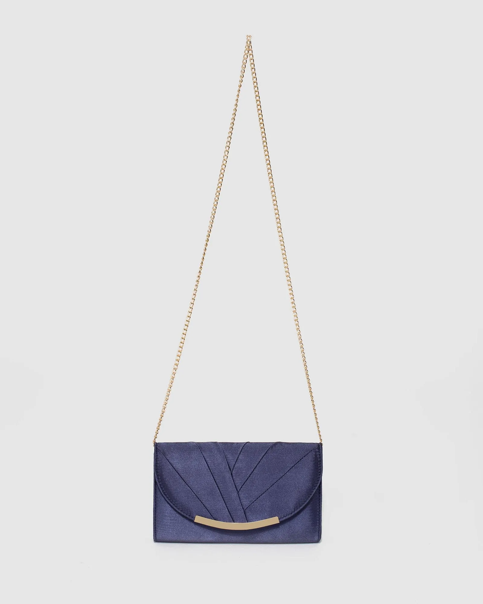 Wendy Blue Clutch Bag