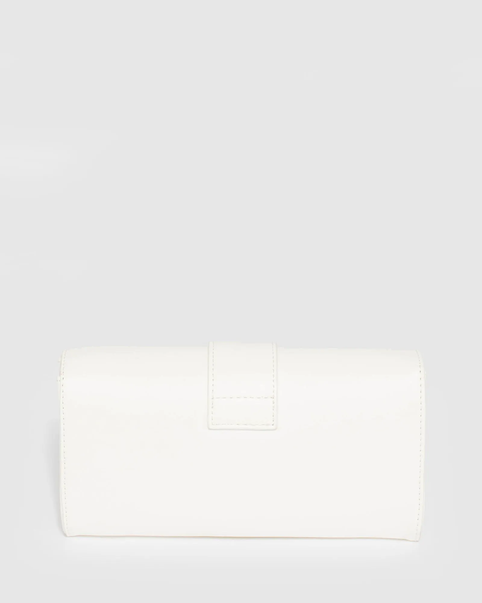 White Elle Bee Clutch Bag