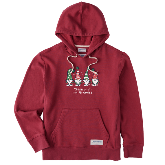 Women's Chillin' with my Gnomes Simply True Fleece Hoodie