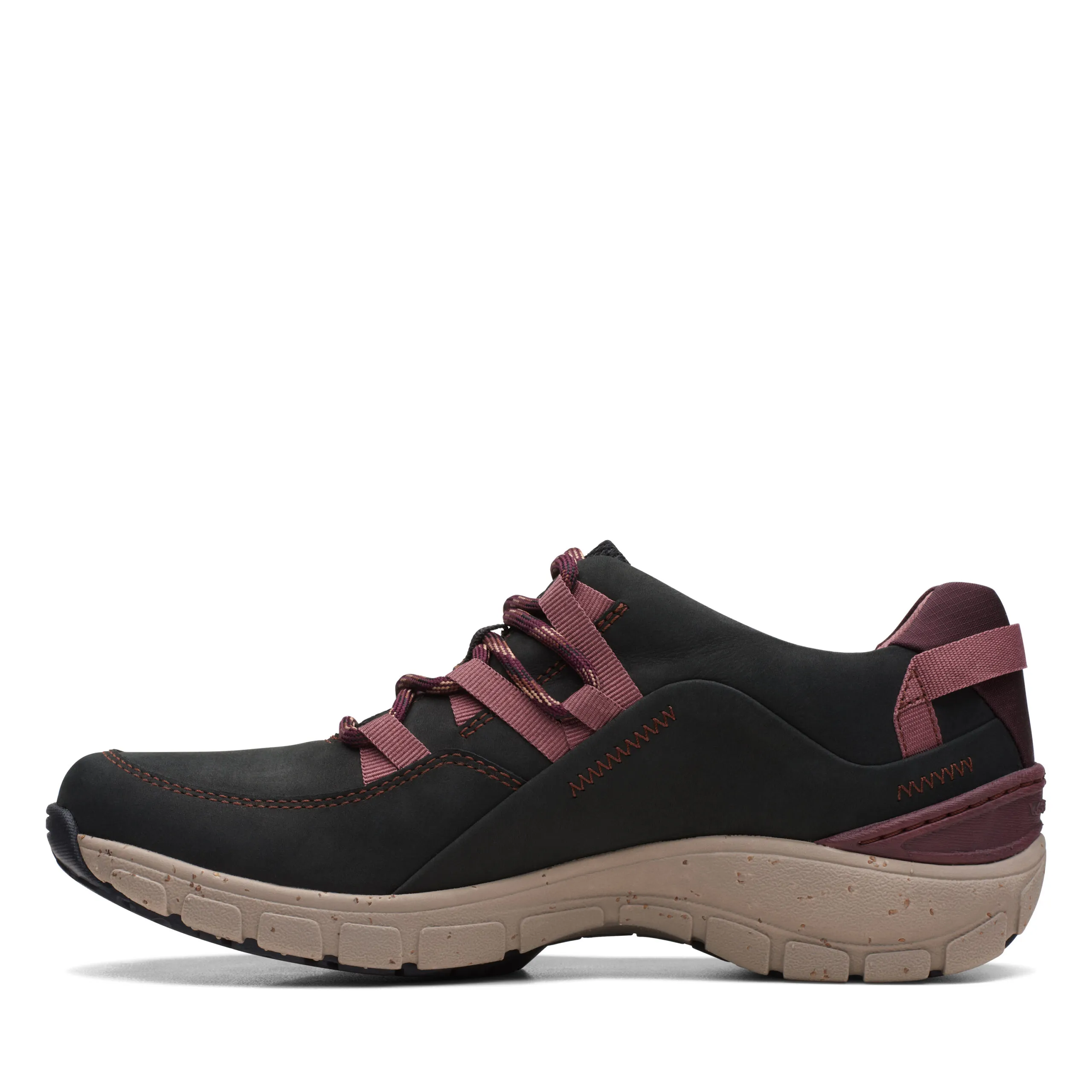 Women’s Clarks Wave Range Waterproof – Black Combi