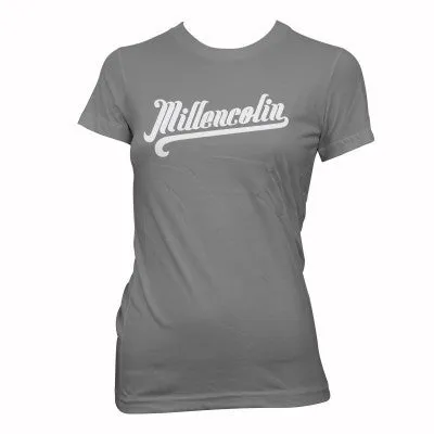 Womens Baseball T-shirt (Heather Grey)