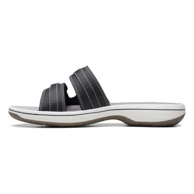 Women's Clarks Breeze Piper Slides,Flip Flop Sandals