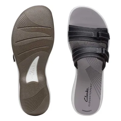 Women's Clarks Breeze Piper Slides,Flip Flop Sandals