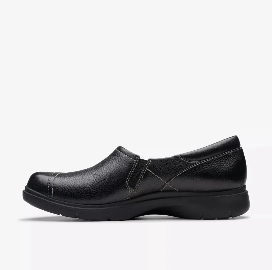 Women's Clarks Certina Ease 26179947 Color:  Black Leather