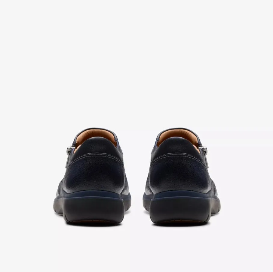 Women's Clarks Certina Pure 26179818 Color: Navy Leather