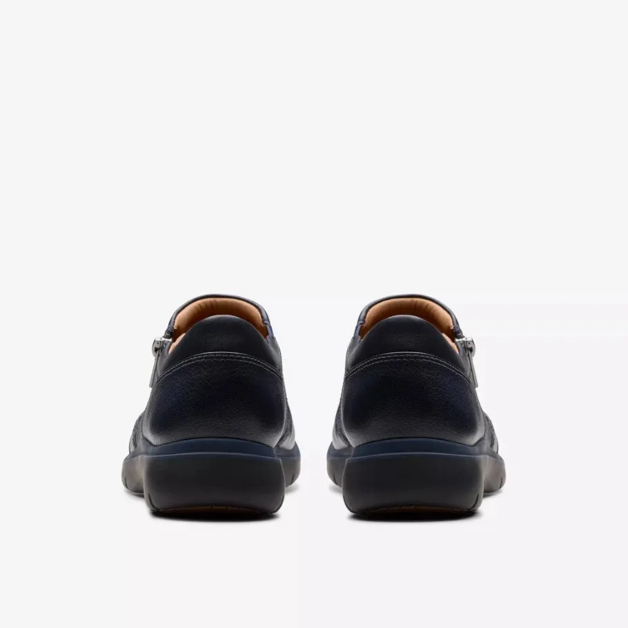 Women's Clarks Certina Pure 26179818 Color: Navy Leather