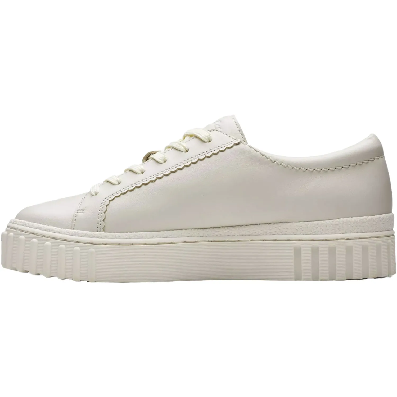 Women's Clarks Mayhill Walk Off White Leather