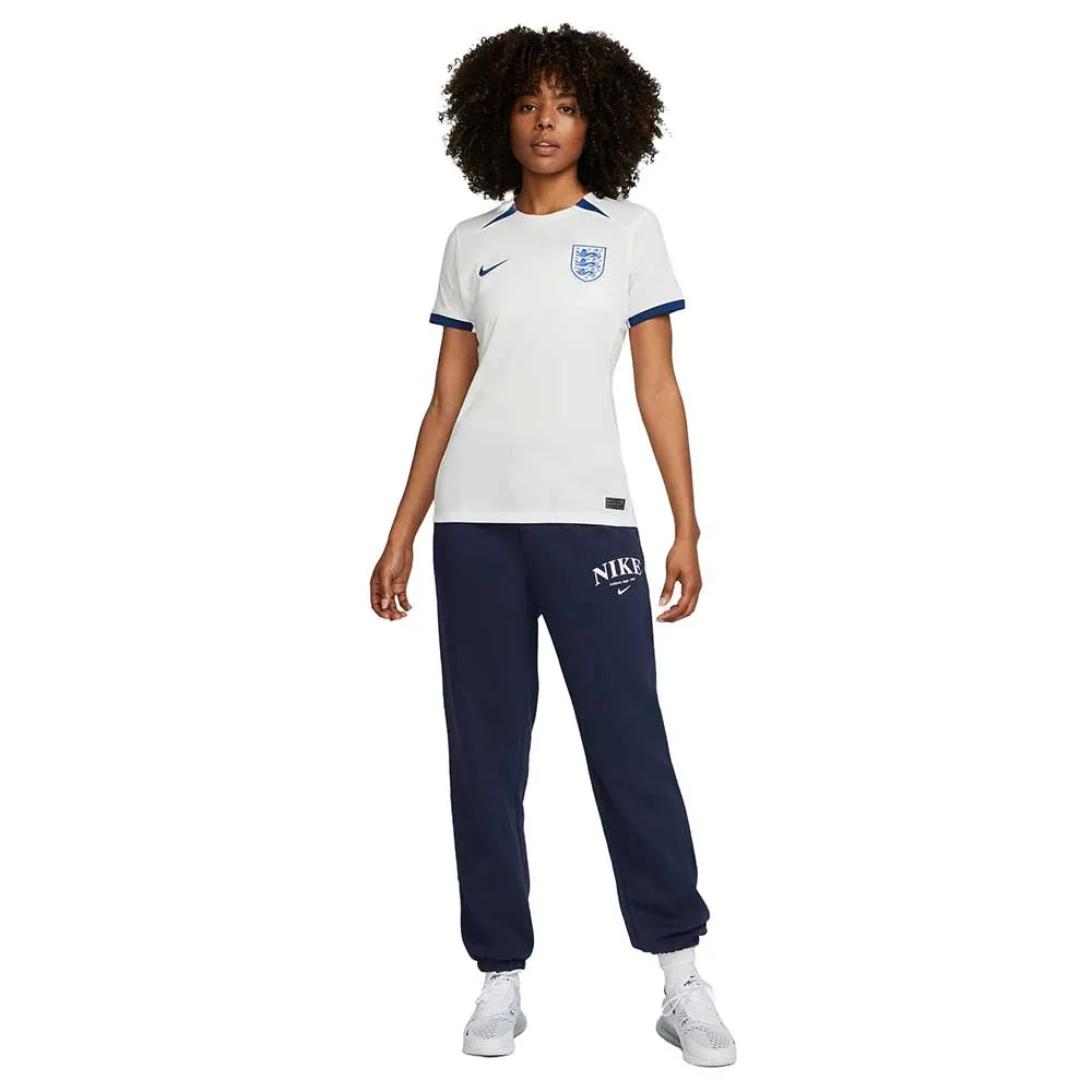 Women's England 2023 Stadium Home Nike Dri-FIT Soccer Jersey- Summit White/Gym Blue