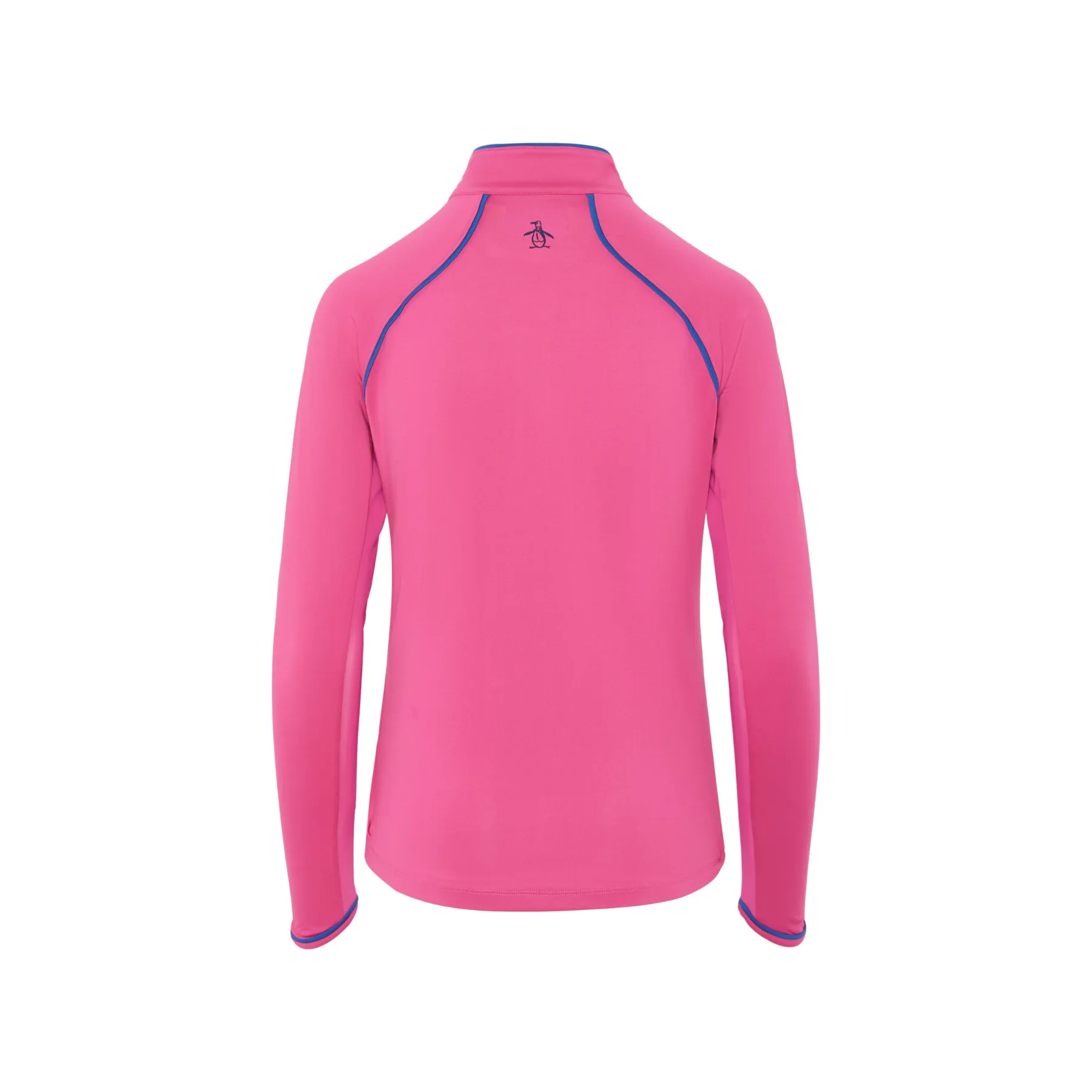 Women's Solid Long Sleeve Tennis Shirt With Sun Protection In Cheeky Pink