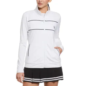 Women's Tennis Track Jacket In Bright White