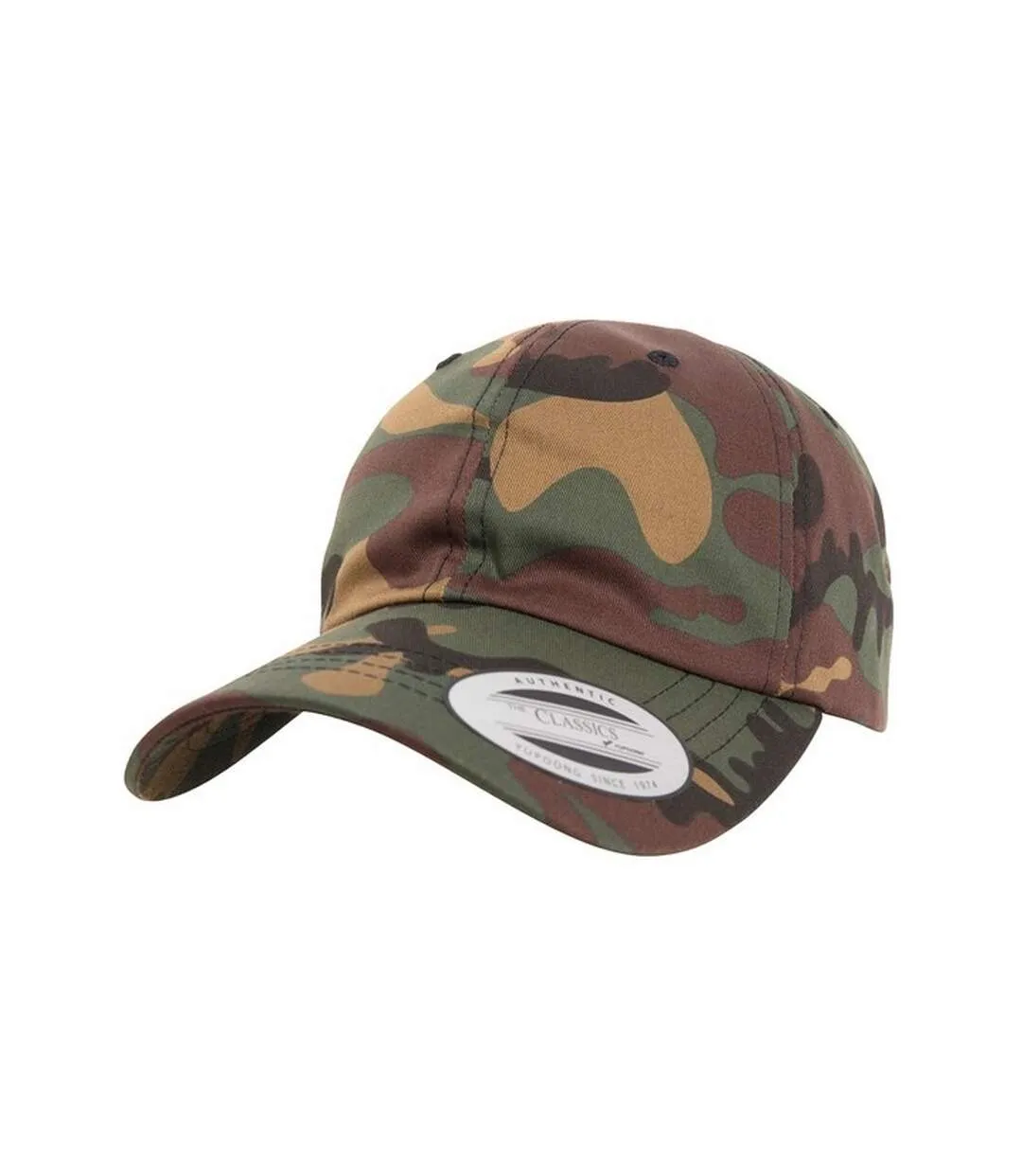 Yupoong camo baseball cap green Flexfit