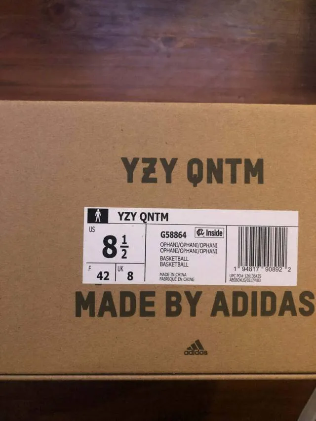 YZY QNTM Basketball size 8.5