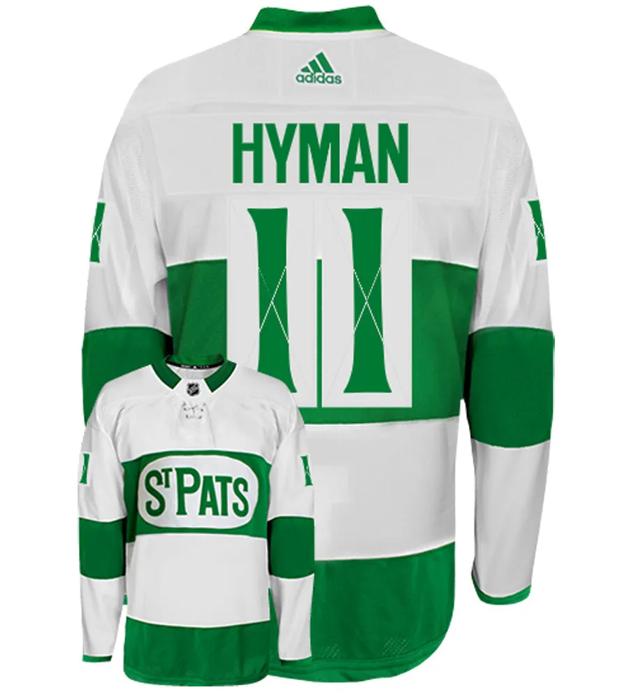 Zach Hyman Toronto Maple Leafs St. Pats Adidas Authentic NHL Hockey Jersey     