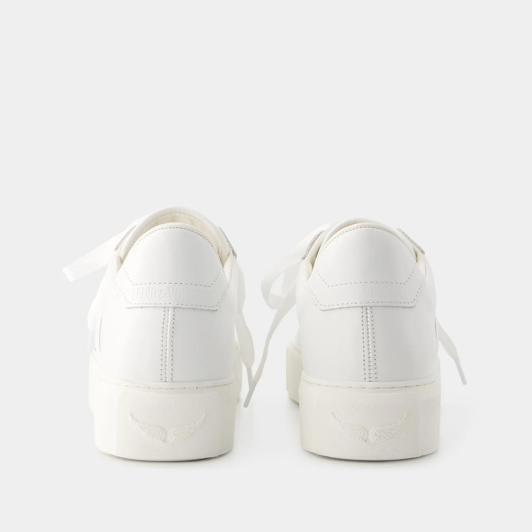 Zadig & Voltaire  La Flash Chunky Sneakers - Zadig & Voltaire - Leather - White