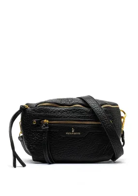 Zen Collection Pebbled Crossbody Bag, Black