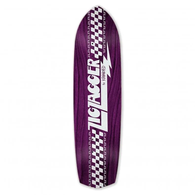 Zip Zagger by Krooked Cruiser Skateboard Deck 8.625